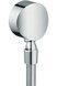 Шланговое подсоединение HANSGROHE FixFit с обратным клапаном и шарниром Chrome 27506000 хром - 27506000 - 1
