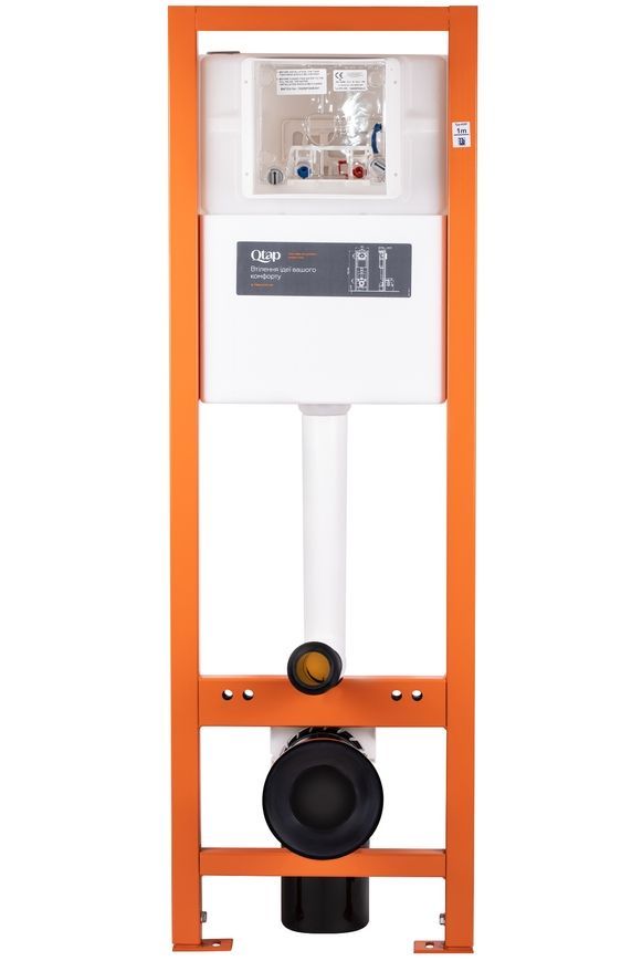 Набор QTAP инсталляция 4 в 1 с панелью смыва Nest (QT0233M370 + QT0211P01V1176W) + унитаз с сиденьем Scorpio QT1433053ERW - QT044SC42567