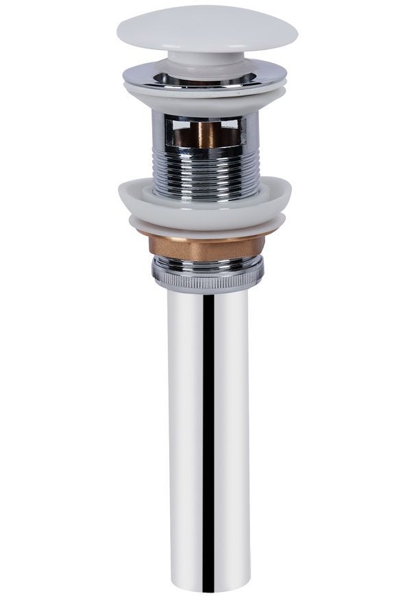 Раковина подвесная моноблок QTAP Tern 370х410х400 White с донным клапаном QT1711G808W - QT1711G808W