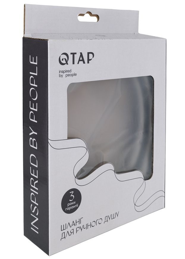 Шланг для душа Qtap Hadice 1600 мм Graphite QTHADPVC160G - QTHADPVC160G