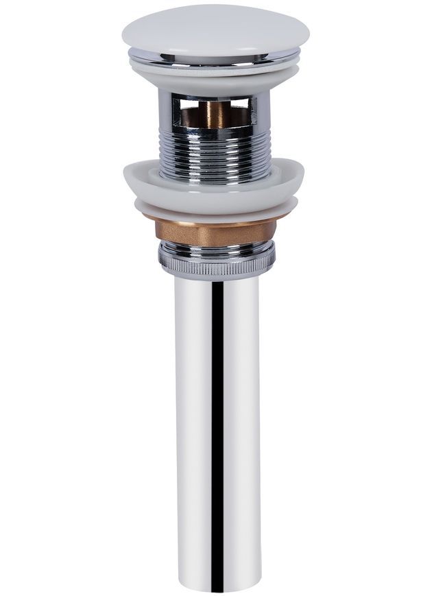 Раковина подвесная моноблок QTAP Tern 370х410х400 White с донным клапаном QT1711G808W - QT1711G808W