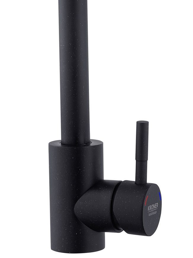 Змішувач для кухні Kroner KRP Edelstahl Klassisch-SCH035B чорний CV023003 - Klassisch-SCH035B