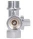 Кран приладовий кульовий Thermo Alliance Standart 1/2"х3/4"х1/2" ЗЗВ потрійний, латунь SD186W152015
