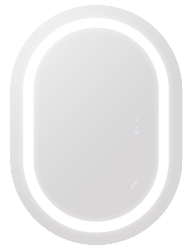 Зеркало Qtap Gemini 600х800 с LED-подсветкой Touch, с антизапотеванием, с диммером, рег. темп. цвета (3000-6500K) QT2578R6080