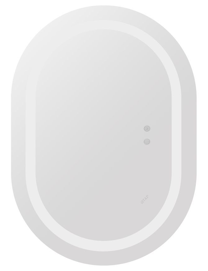 Зеркало Qtap Gemini 600х800 с LED-подсветкой Touch, с антизапотеванием, с диммером, рег. темп. цвета (3000-6500K) QT2578R6080