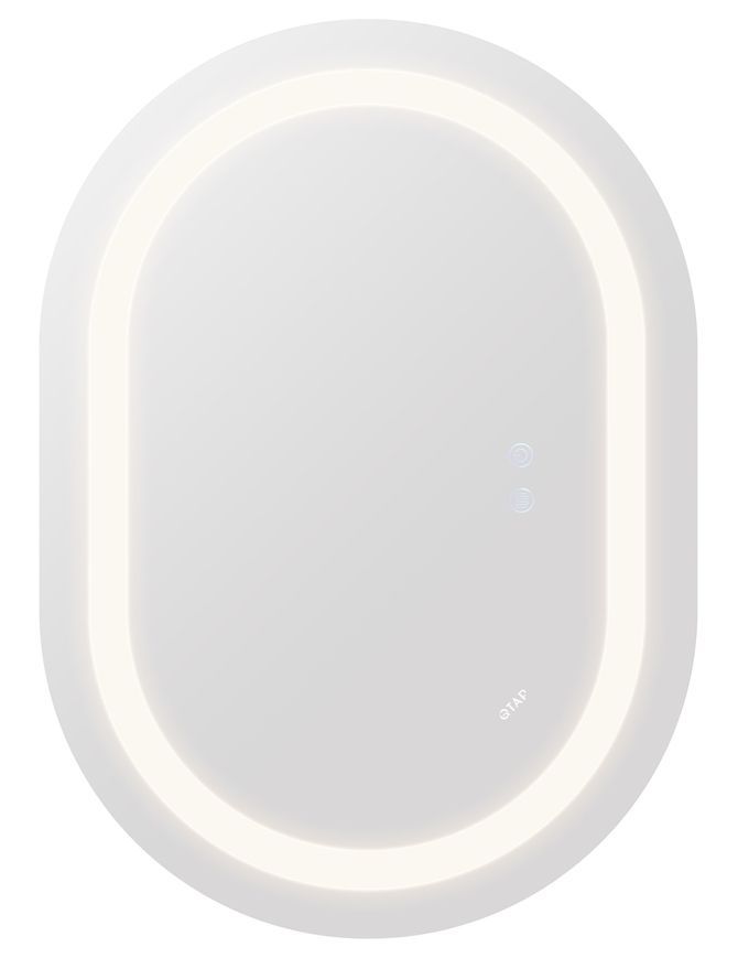 Зеркало Qtap Gemini 600х800 с LED-подсветкой Touch, с антизапотеванием, с диммером, рег. темп. цвета (3000-6500K) QT2578R6080