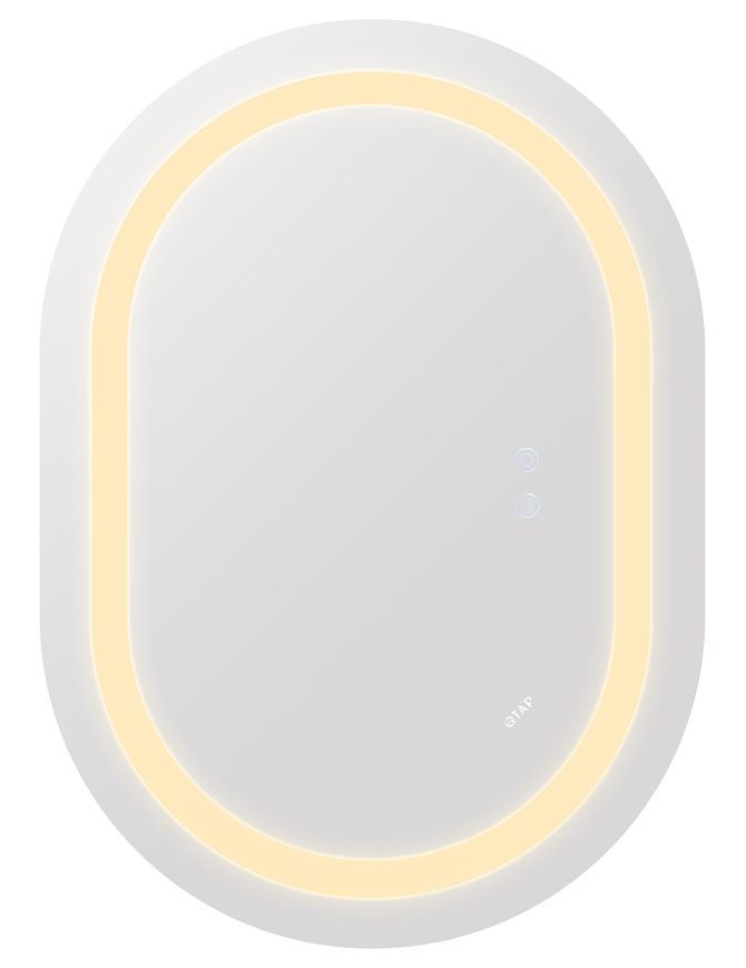 Зеркало Qtap Gemini 600х800 с LED-подсветкой Touch, с антизапотеванием, с диммером, рег. темп. цвета (3000-6500K) QT2578R6080