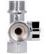 Кран приладовий кульовий Thermo Alliance Standart 1/2"х3/4"х1/2" ЗЗВ потрійний, латунь SD186W152015