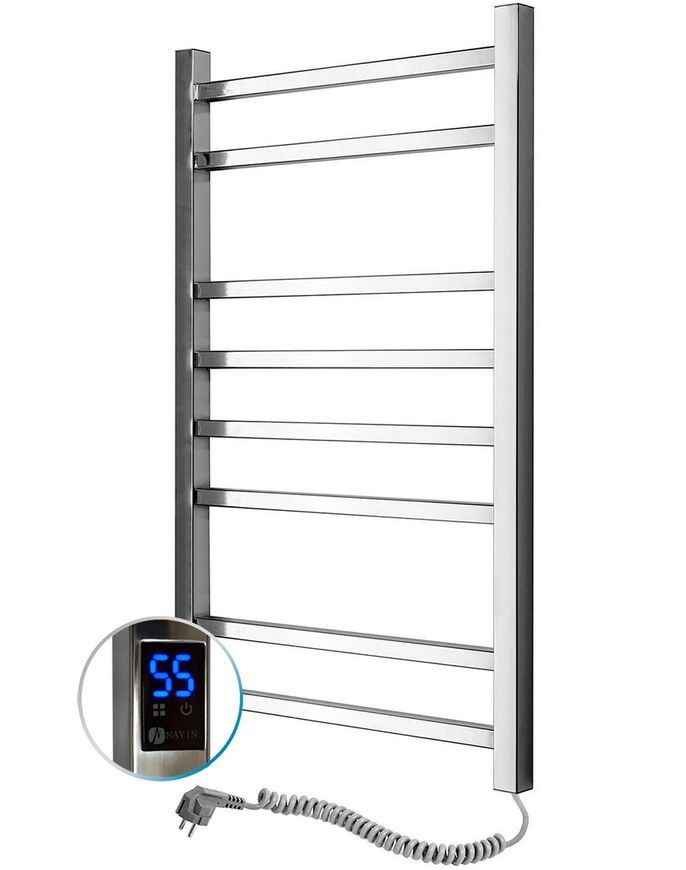 Рушникосушарка електрична NAVIN Loft 500х800 Sensor таймер регулятор права 10-043053-5080 - 10-043053-5080