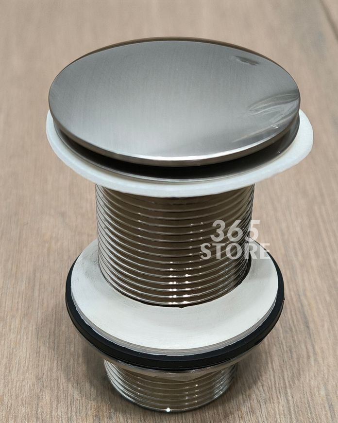 Донный клапан McALPINE CWU60-SN Cliсk-Claсk никель для раковины 1 1/4" без перелива - CWU60-SN