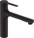 Смеситель кухонный HANSGROHE Zesis M33 160 с вытяжным изливом 2jet sBox lite 74804670 черный матовый - 74804670 - 1