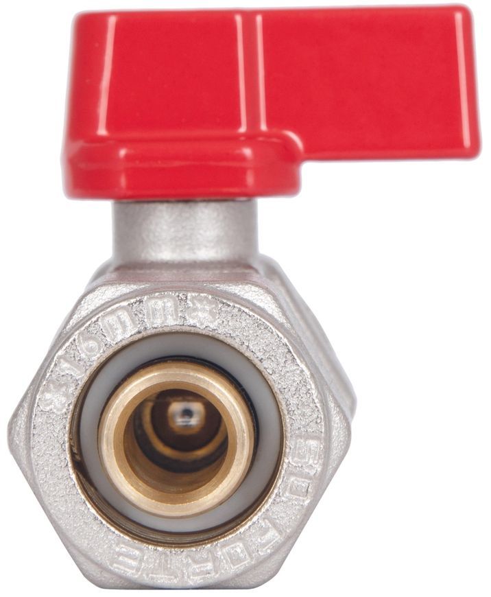 Кран кульовий обтискний Thermo Alliance Forte 16х1/2" ЗР PN40 для м/п труб, латунь SF262W15