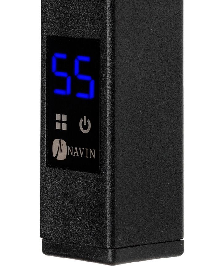 Полотенцесушитель электрический NAVIN Stugna 480х1000 Sensor левый 12-249153-4810 черний муар - 12-249153-4810