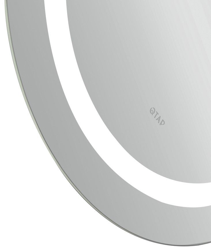 Зеркало Qtap Gemini 600х800 с LED-подсветкой Touch, с антизапотеванием, с диммером, рег. темп. цвета (3000-6500K) QT2578R6080