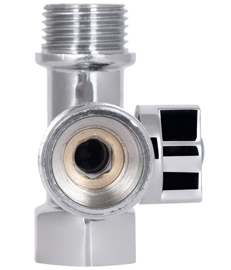 Кран приладовий кульовий Thermo Alliance Standart 1/2"х3/4"х1/2" ЗЗВ потрійний, латунь SD186W152015