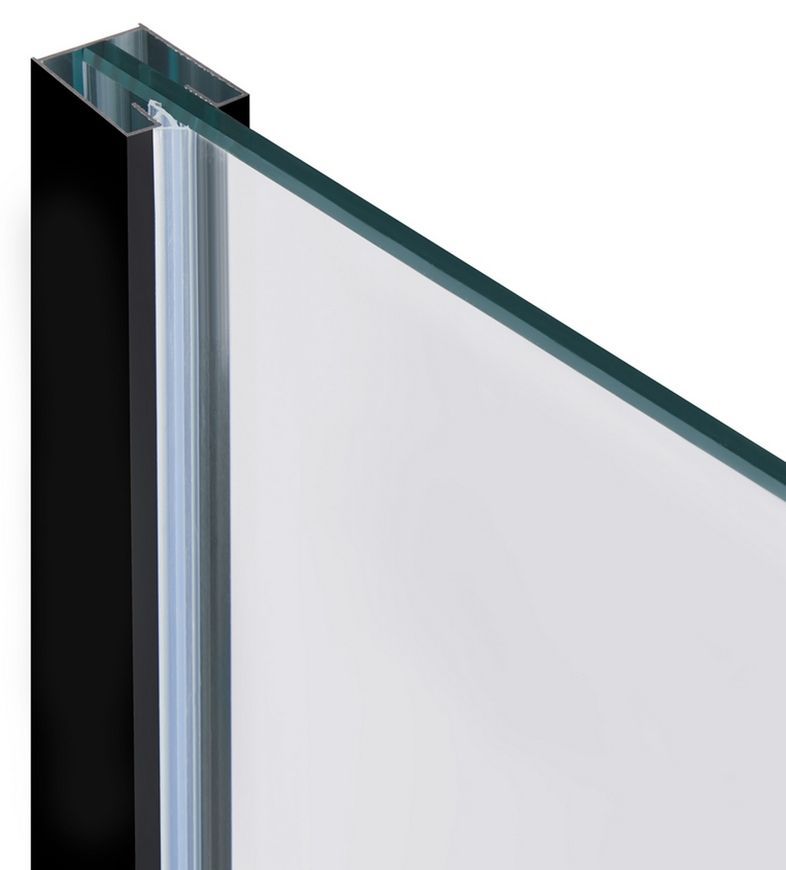 Душевая перегородка Qtap Walk-In Standard BLM201.C8 стекло 8 мм Clear, CalcLess, 100x200, неподвижная STDBLM201C8 - STDBLM201C8