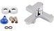 Смеситель для ванны QTAP Flaja QTFLA3010102GC с коротким изливом - QTFLA3010102GC - 3