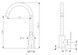 Смеситель для кухни Brinex Pure 015F U-образный Graphite BRIPUR015FGRP - BRIPUR015FGRP - 2