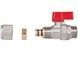 Кран кульовий обтискний Thermo Alliance Forte 16х1/2" ЗР PN40 для м/п труб, латунь SF262W15
