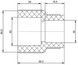 Муфта PPR BLUE OCEAN 63х32 редукционная BORCXX6332XXX - BORCXX6332XXX - 2