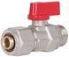 Кран кульовий обтискний Thermo Alliance Forte 16х1/2" ЗР PN40 для м/п труб, латунь SF262W15