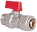 Кран кульовий обтискний Thermo Alliance Forte 16х1/2" ЗР PN40 для м/п труб, латунь SF262W15