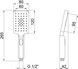 Лейка для ручного душа QTAP Rucni A121N3KBB - QTRUCA121N3KBB - 3