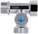 Кран приладовий кульовий Thermo Alliance Standart 1/2"х3/4"х1/2" ЗЗВ потрійний, латунь SD186W152015