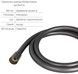 Шланг для душа Qtap Hadice 1600 мм Graphite QTHADPVC160G - QTHADPVC160G - 3