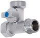 Кран приладовий кульовий Thermo Alliance Standart 1/2"х3/4"х1/2" ЗЗВ потрійний, латунь SD186W152015