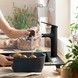 Смеситель кухонный HANSGROHE Zesis M33 160 с вытяжным изливом 2jet sBox lite 74804670 черный матовый - 74804670 - 7