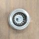 Слив для кухонной мойки McAlpine 1 1/2&Prime;x70 мм хром, нержавеющая сталь MBS70-CP