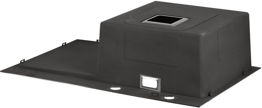 Кухонна мийка інтегрована QTAP DK6845R Satin 3,0/1,2 мм + сушарка + диспенсер - QTDK6845RSET3012