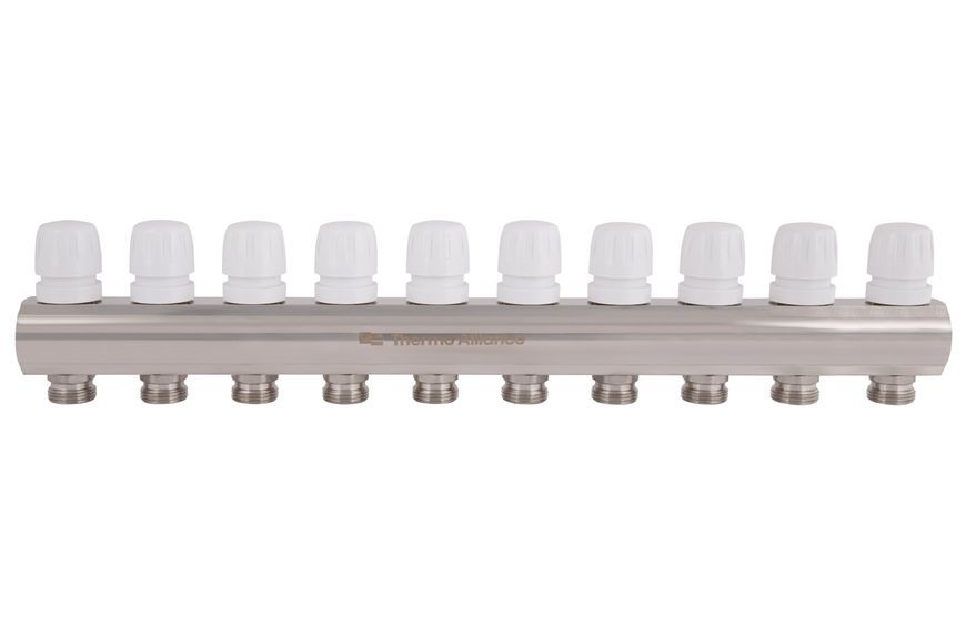 Колектор з витратомірами Thermo Alliance Standart 1" 10 виходів 3/4" + євроконуси 3/4''х16&times;2 SD235W1048891 - SD235W1048891