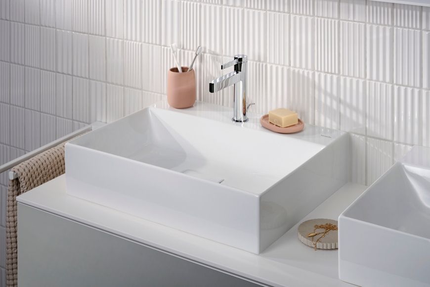 Змішувач для раковини HANSGROHE Finoris 110 Chrome 76020000 хром з донним клапаном - 76020000