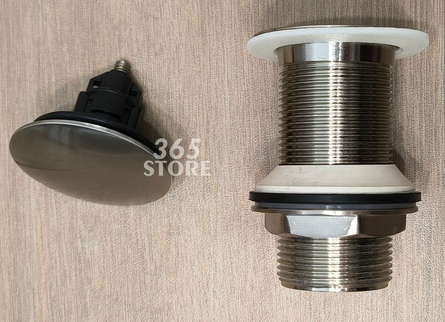 Донный клапан McALPINE CWU60-SN Cliсk-Claсk никель для раковины 1 1/4" без перелива - CWU60-SN