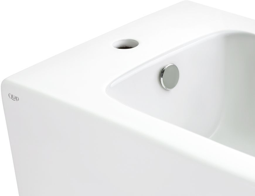 Биде напольное QTAP Scorpio 530x360x395 White QT14441003CW - QT14441003CW