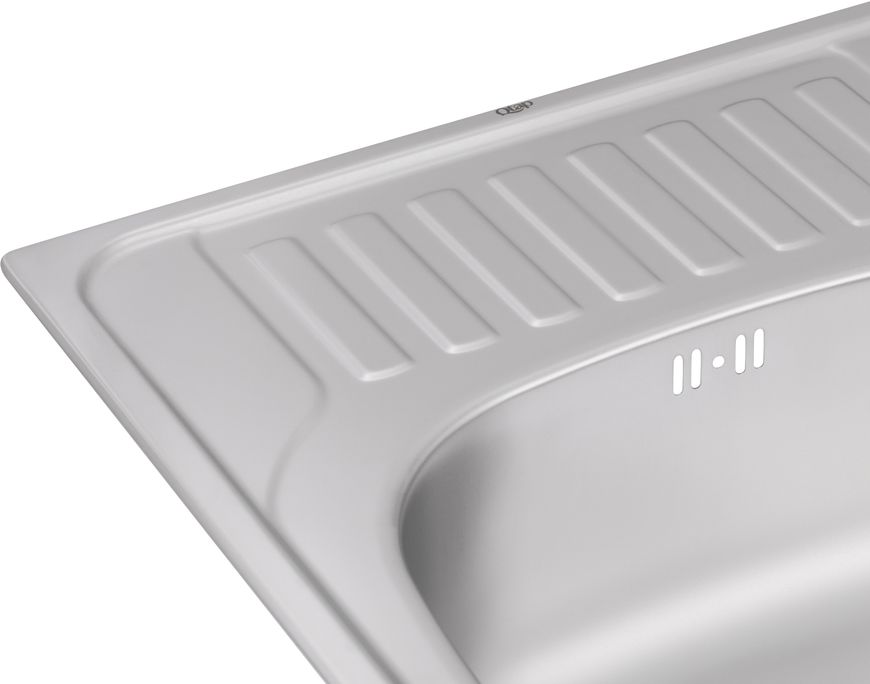 Кухонна мийка QTAP 6550 Satin 0,8 мм (185) - QT6550SAT08