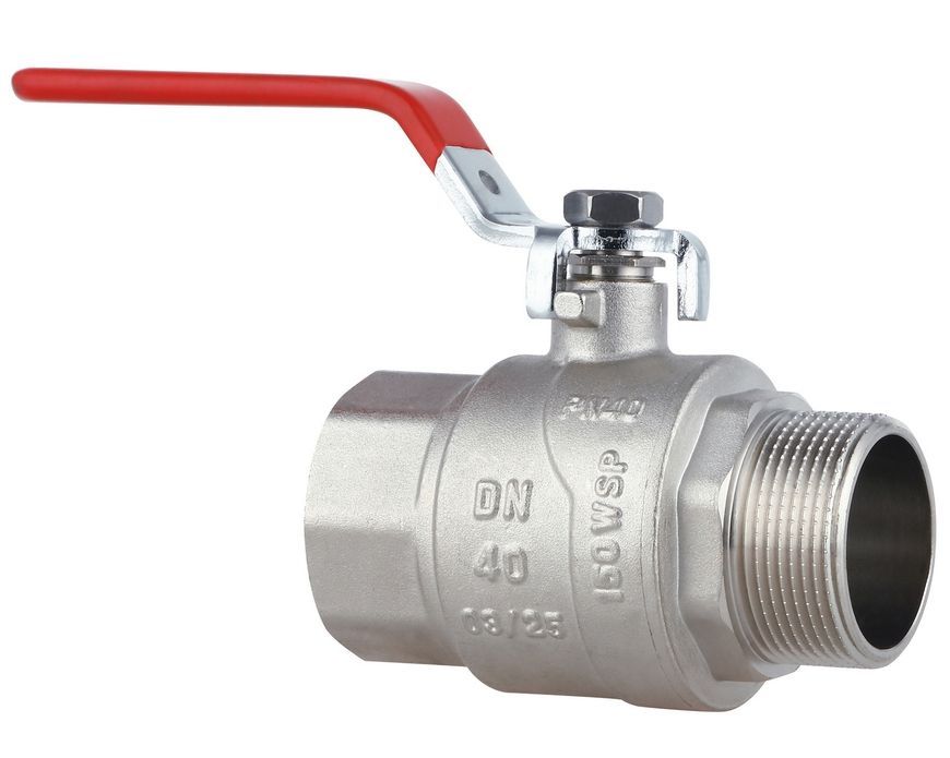 Кран кульовий прямий Thermo Alliance Forte 1" 1/2 ВЗ для води (важіль) PN40 латунь SF605W40 - SF605W40