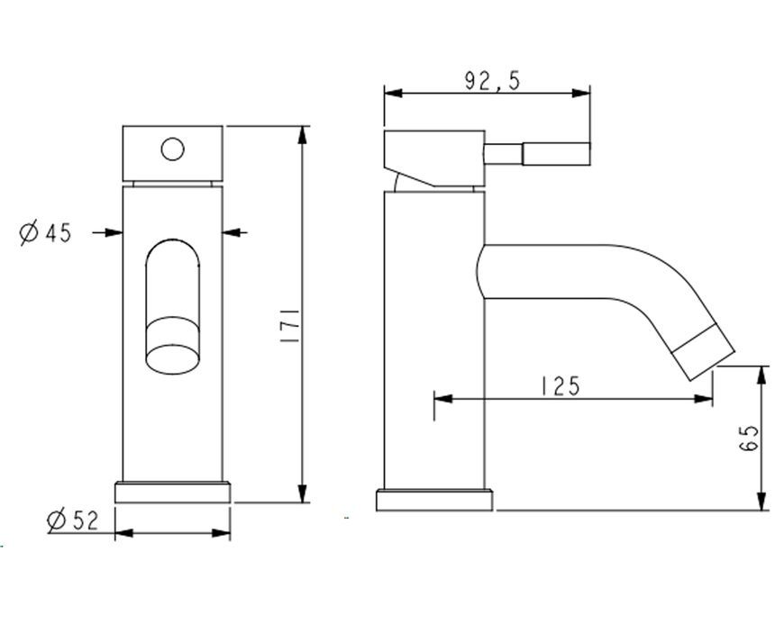 Комплект смесителей Lidz: для ванны Aria 005, для умывальника Aria 0011F Nickel LDARI005NKS3493948747