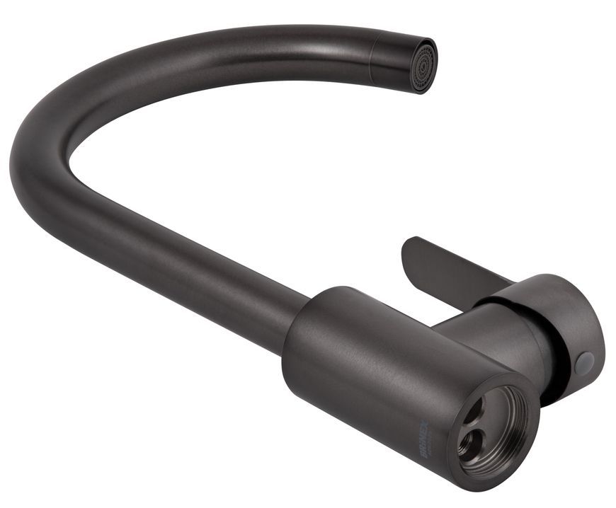 Смеситель для кухни Brinex Pure 015F U-образный Graphite BRIPUR015FGRP - BRIPUR015FGRP