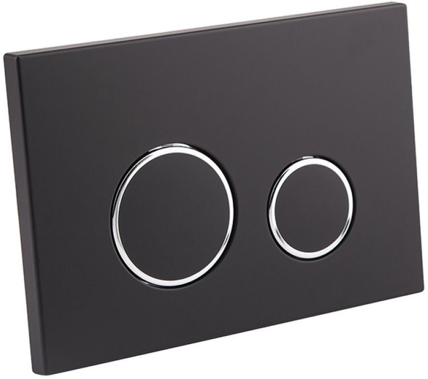 Набір QTAP інсталяція 3 в 1 Nest QT0133M425 з панеллю змиву QT0111M11V1146MB + унітаз з сидінням Crow QT05335170W - QT05335170W0133M425M11V1146MB