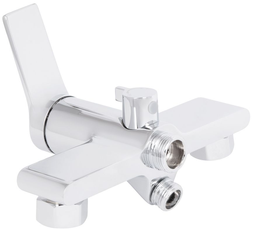 Змішувач для ванни Qtap Nando з душовим гарнітуром Chrome латунь k35 QTNAN259CRM48651 - QTNAN259CRM48651