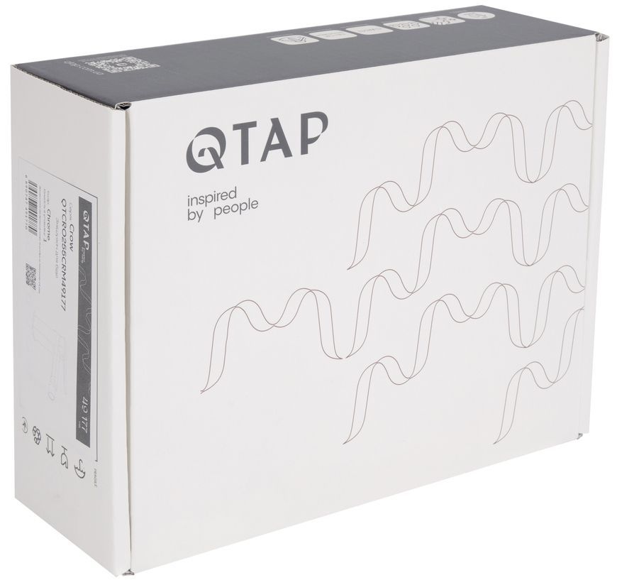 Смеситель для биде Qtap Crow латунь Chrome k35 QTCRO255CRM49177 - QTCRO255CRM49177