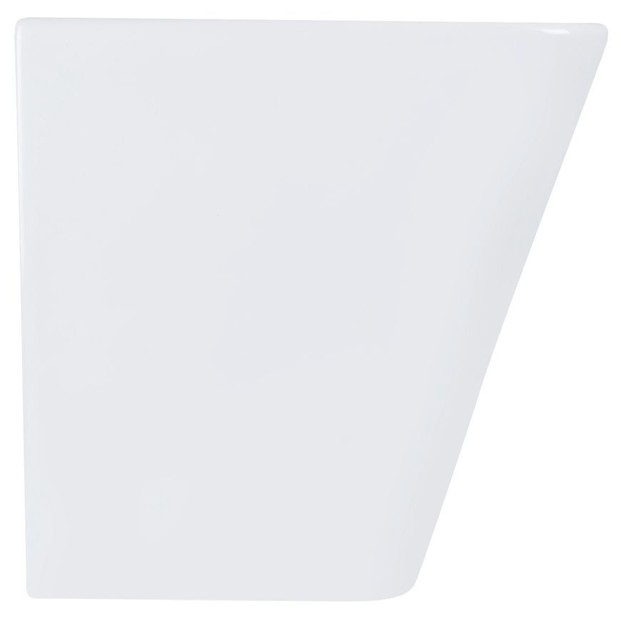 Раковина подвесная моноблок QTAP Tern 370х410х400 White с донным клапаном QT1711G808W - QT1711G808W