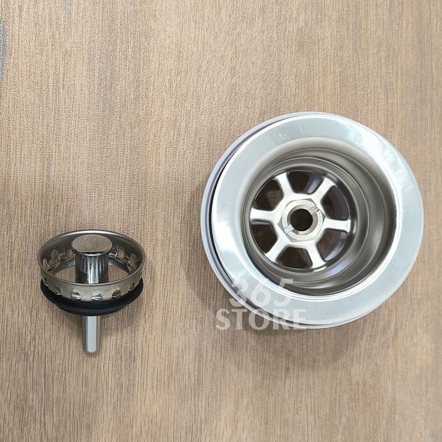 Слив для кухонной мойки McAlpine 1 1/2&Prime;x70 мм хром, нержавеющая сталь MBS70-CP