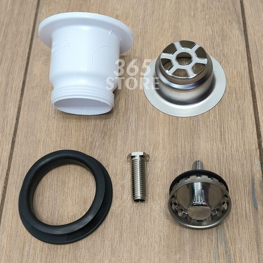 Слив для кухонной мойки McAlpine 1 1/2&Prime;x70 мм хром, нержавеющая сталь MBS70-CP