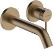 Смеситель для раковины скрытого монтажа HANSGROHE Tecturis S 16,5 см EcoSmart+ Brushed Bronze 73350140 бронза с д/к