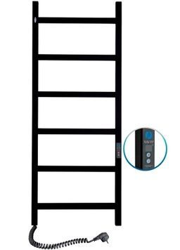 Полотенцесушитель электрический NAVIN Nordic 500х1200 Digital таймер регулятор левый 12-241152-5012 черный муар - 12-241152-5012