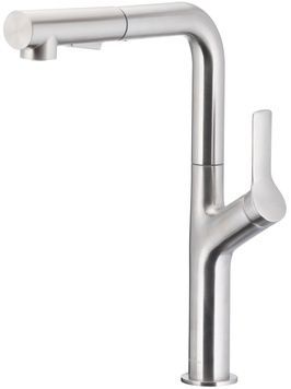 Смеситель для кухни KFA ARMATURA DUERO DESIGN INOX с выдвижным изливом 6623-220-22 - 6623-220-22